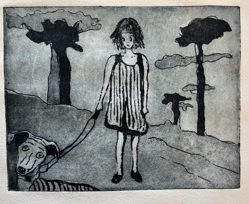La promenade du chien