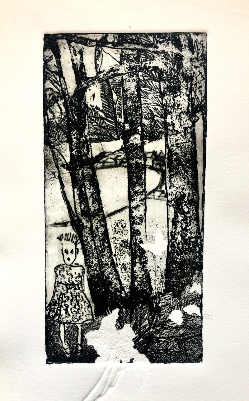 La petite fille au bois